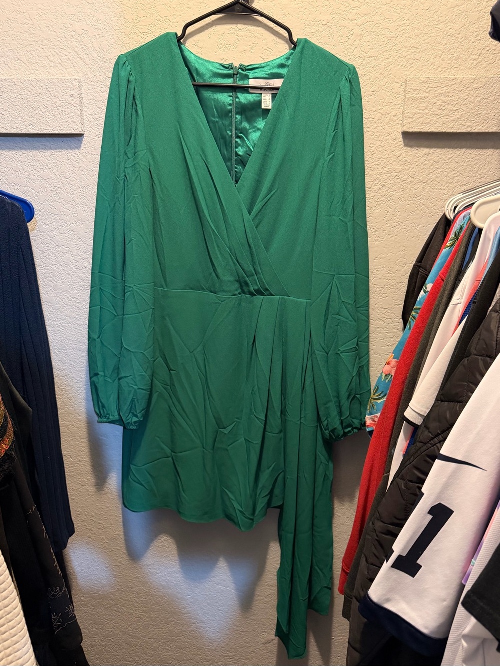 Belle by Badgley Mischka- Emerald Cocktail Dress